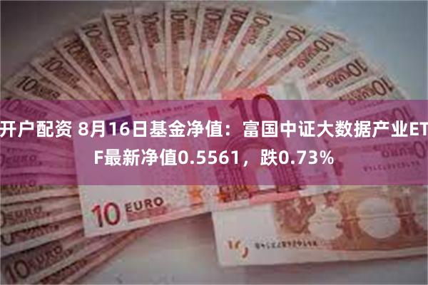 开户配资 8月16日基金净值：富国中证大数据产业ETF最新净值0.5561，跌0.73%