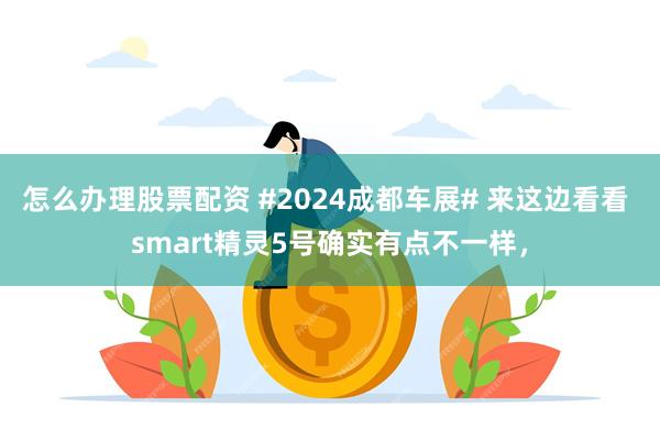 怎么办理股票配资 #2024成都车展# 来这边看看 smart精灵5号确实有点不一样，