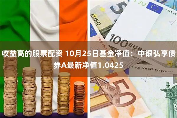 收益高的股票配资 10月25日基金净值：中银弘享债券A最新净值1.0425