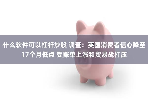 什么软件可以杠杆炒股 调查：英国消费者信心降至17个月低点 受账单上涨和贸易战打压