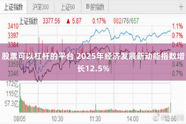 股票可以杠杆的平台 2025年经济发展新动能指数增长12.5%